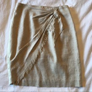 linen pencil skirt